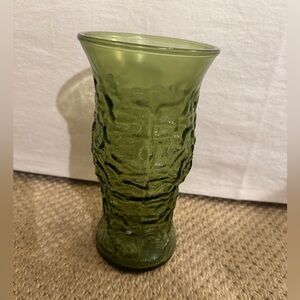 Vintage E.O. Brody Co. Green Crinkle Floral Vase #106. Perfect condition.Stamped